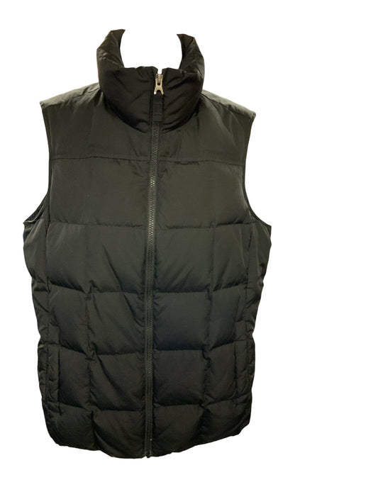 Lands End Women's Vest Black Down 10/12=M