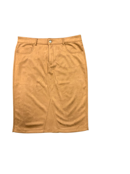 Westbound Women's Skirt Brown 3X
