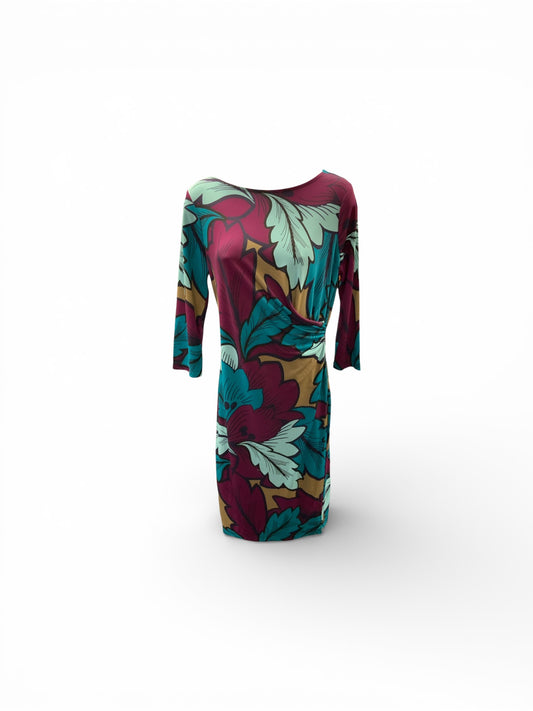 NWT Talbots Women's Dress Teal Multi PM