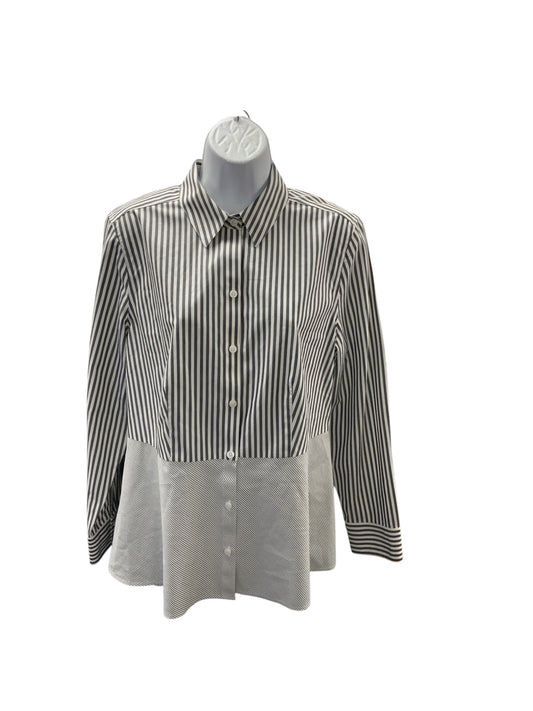 Chico's Women's Blouse Gray M