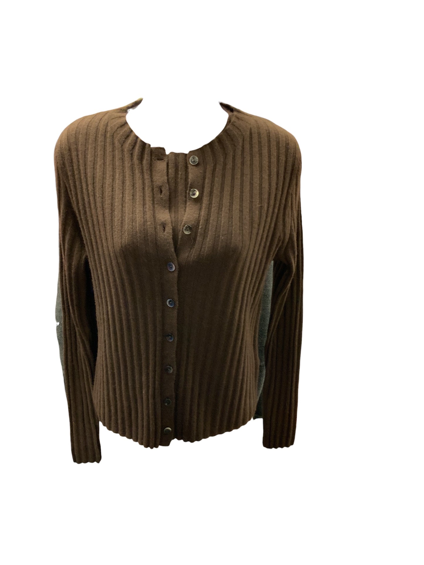 J Crew Women's 2pc Cashmere Twin Set Brown XS/S