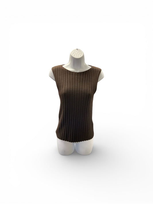 J Crew Women's 2pc Cashmere Twin Set Brown XS/S