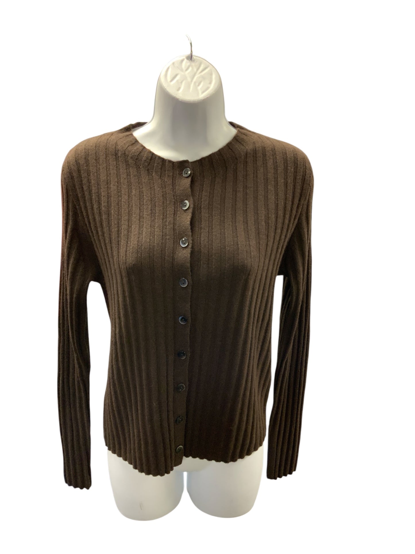 J Crew Women's 2pc Cashmere Twin Set Brown XS/S