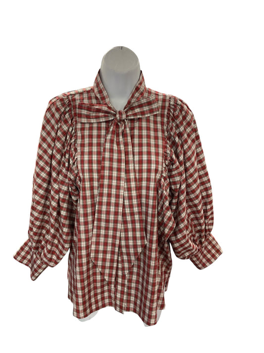 Secular Women's Blouse Red Multi XS