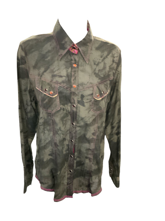 George Roth LA Women's Blouse Coal S