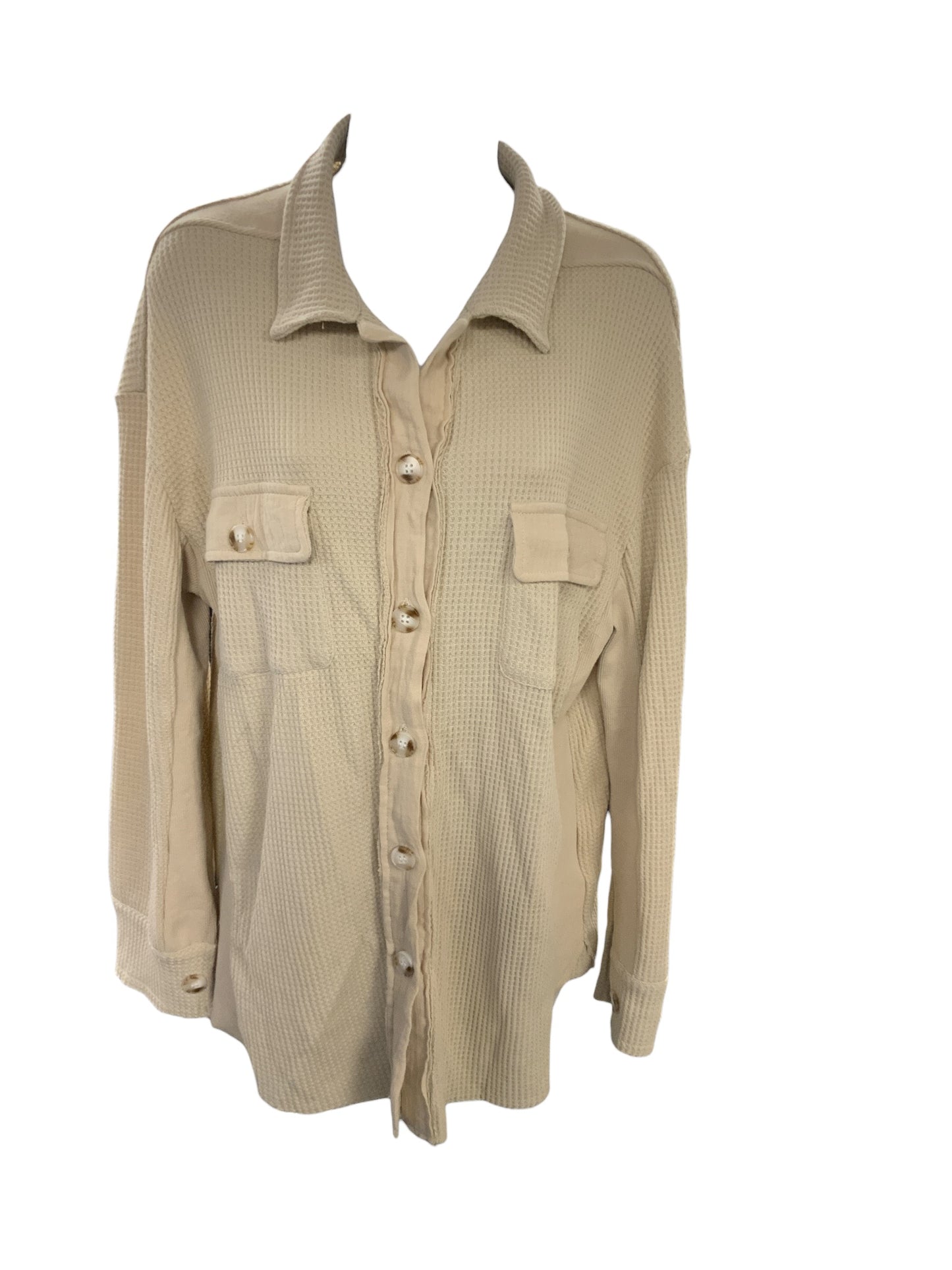 NWT Women's Knit Shirt Khaki M