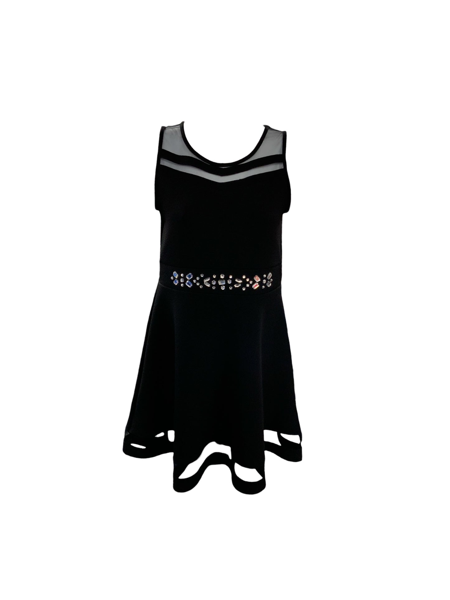 Children's Place Girl's Dress Black 14/XL