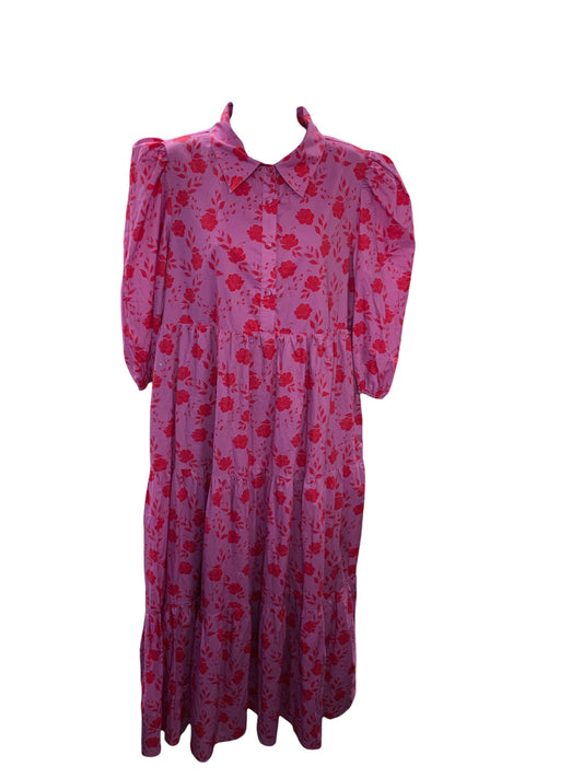 Shop The Mint Women's Dress Purple Red XL