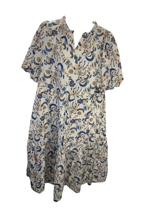 Shop The Mint Women's Dress White Blue XL
