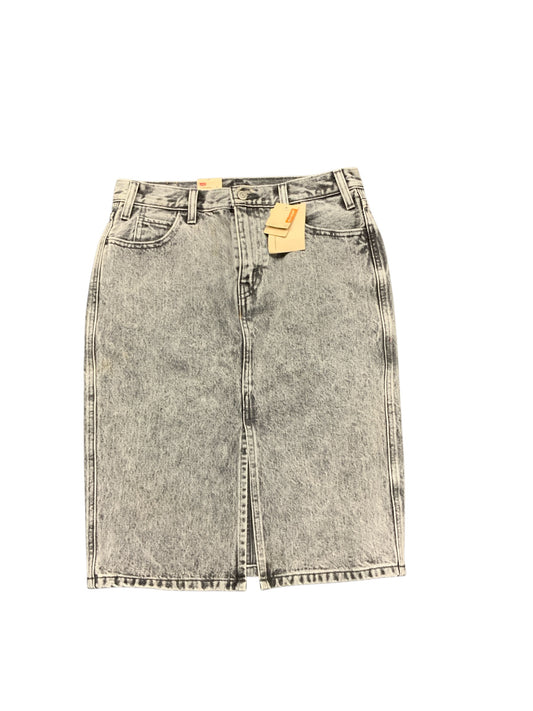 NWT Levis Women's Denim Skirt Gray 29/8=M