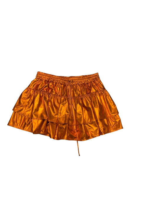 NWT Timing Women's Skort Orange Foil L