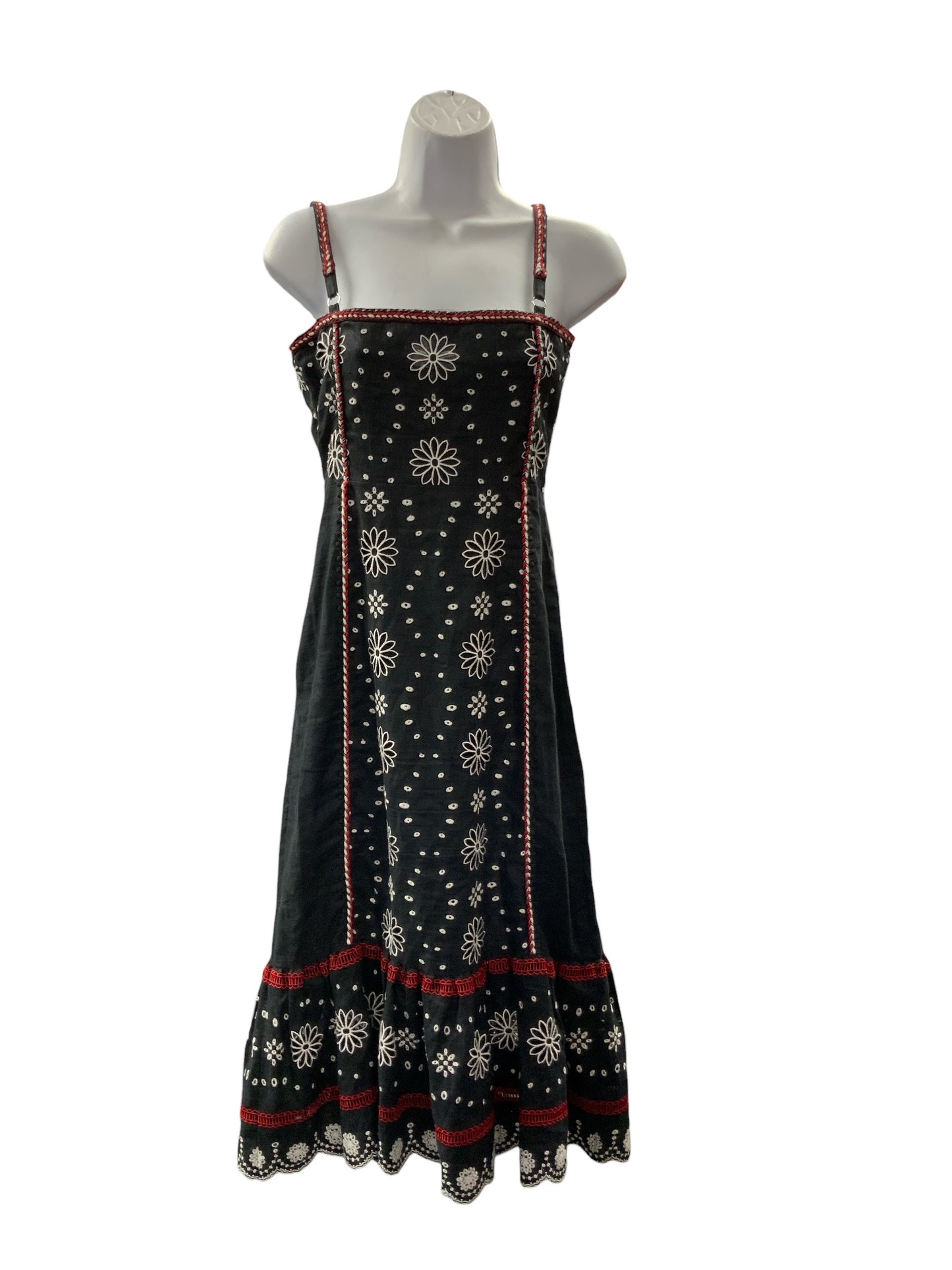 Veronica Beard Women's Dress Black Linen 0=XS