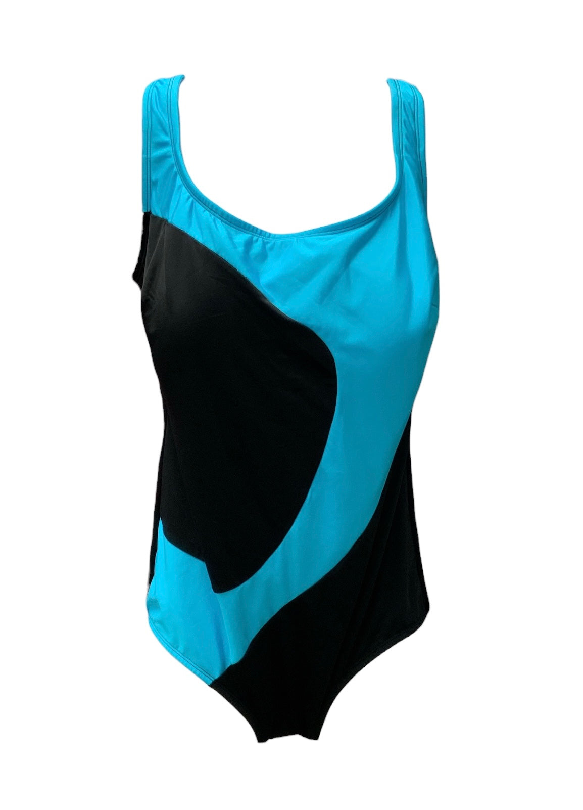 NWT Women's Longitude Swimsuit Turq/Black 18W=1X