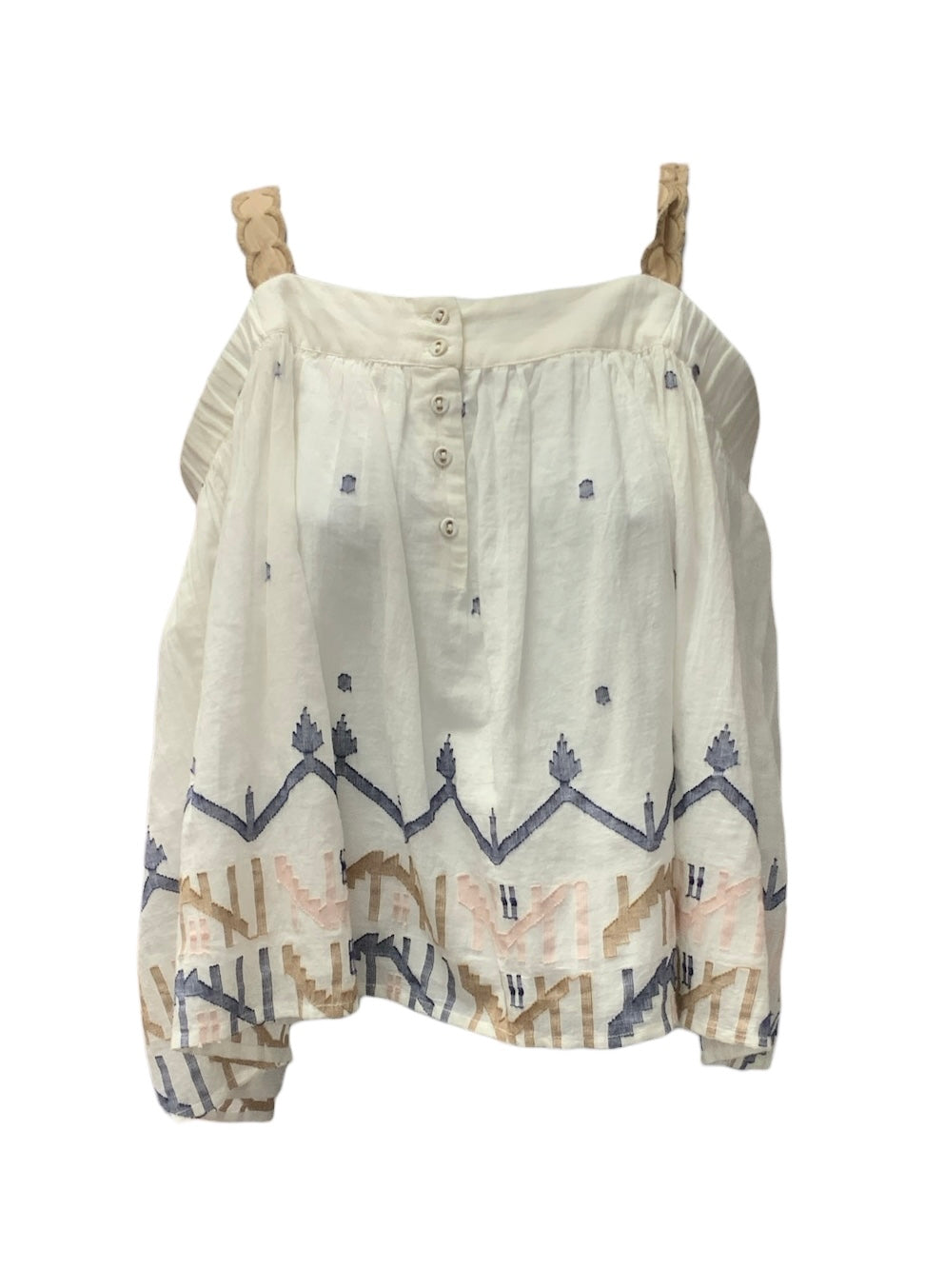 Mirth Women's Blouse White Multi XS