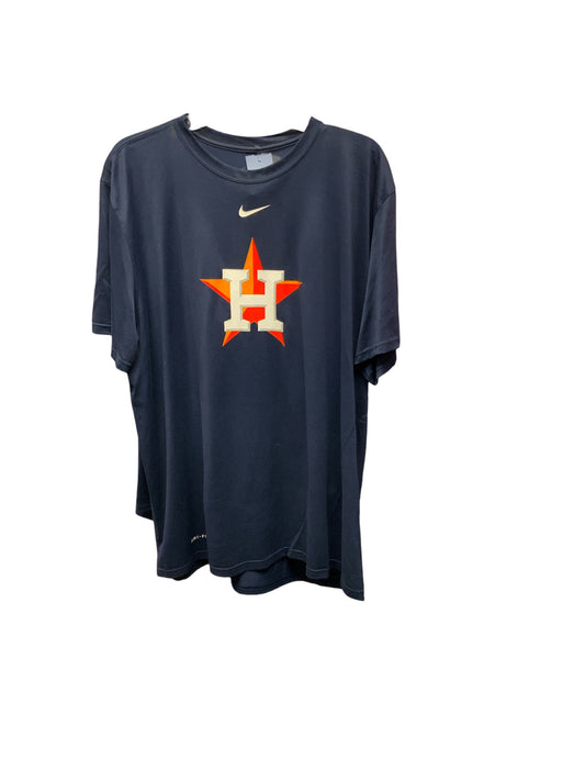 Nike Men's Astros Tee Navy 2X
