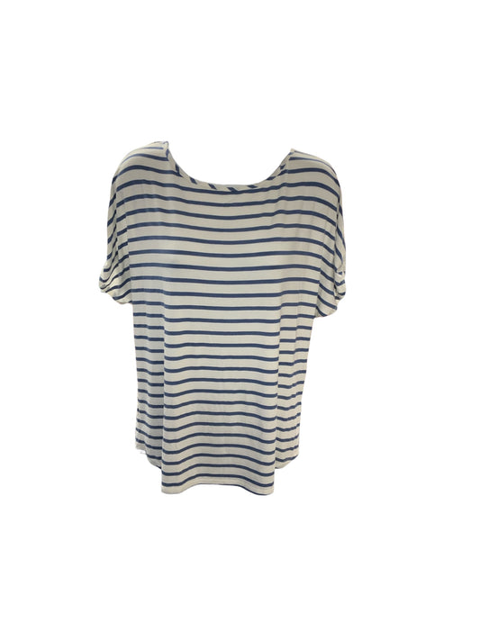 NWT Colette Women's Top Blue Stripe M