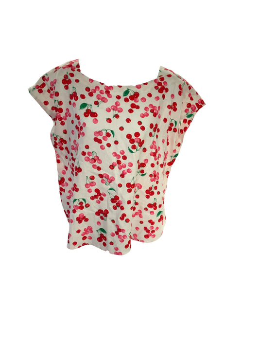 NWT Ann Taylor Women's Blouse Cherry L