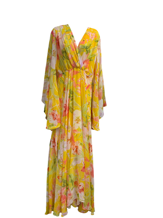 NWT Meghan LA Women's Dress Gold XL