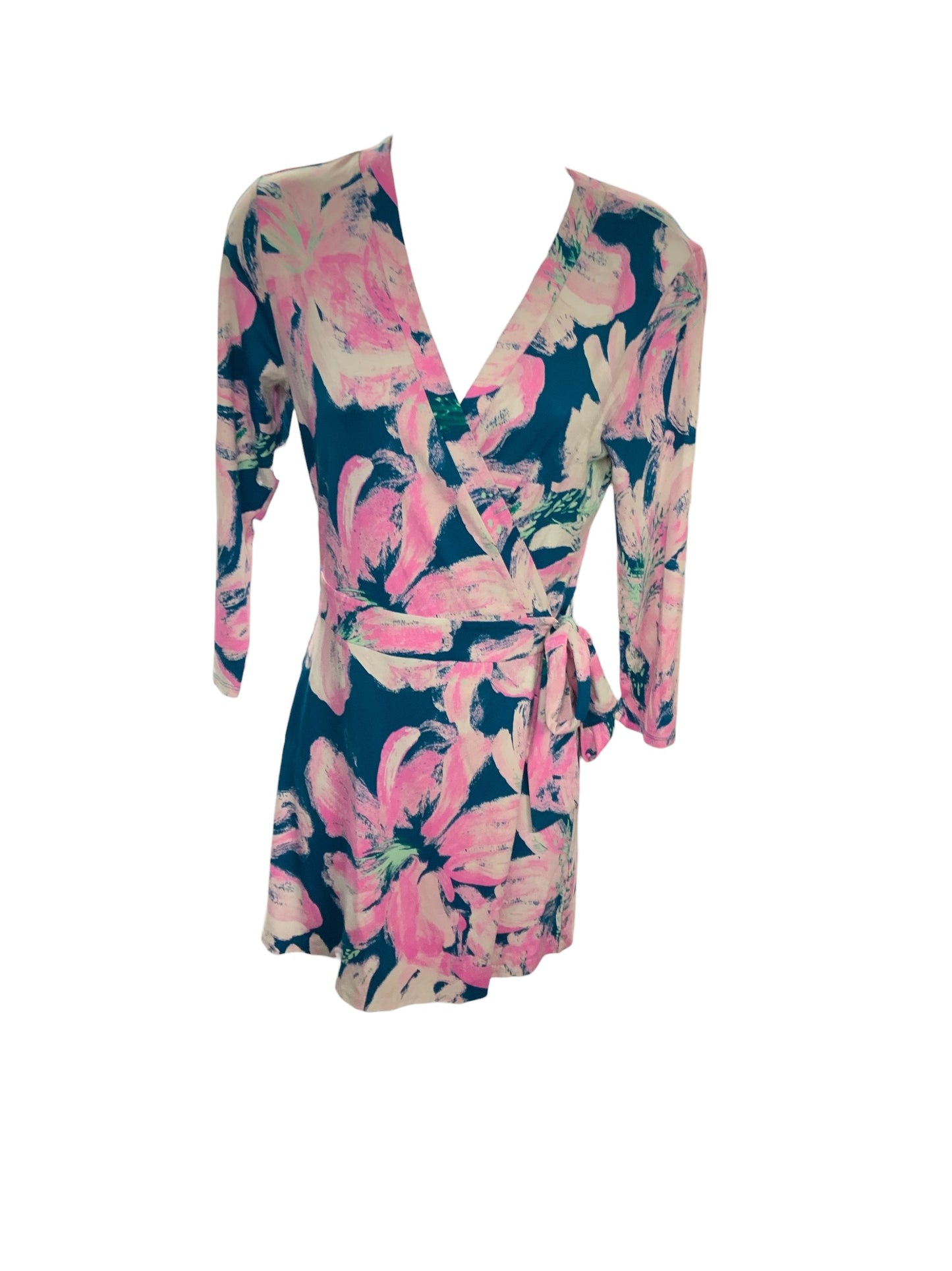 Lilly Pulitzer Women's Romper Pink Teal S