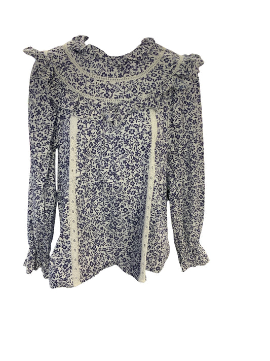 Sonmer Women's Blouse Navy M