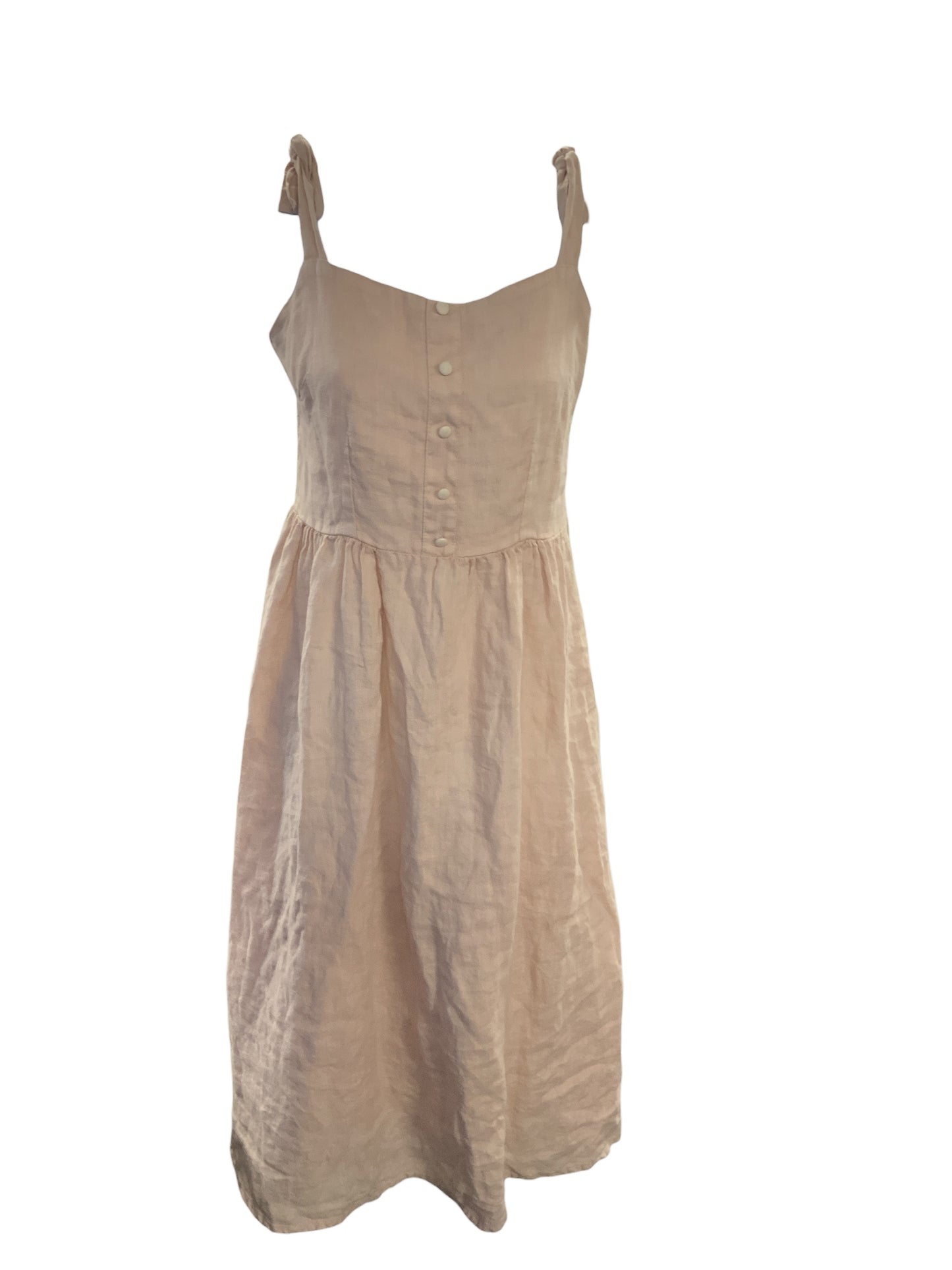 Francesca Bettini Women's Linen Dress Blush S