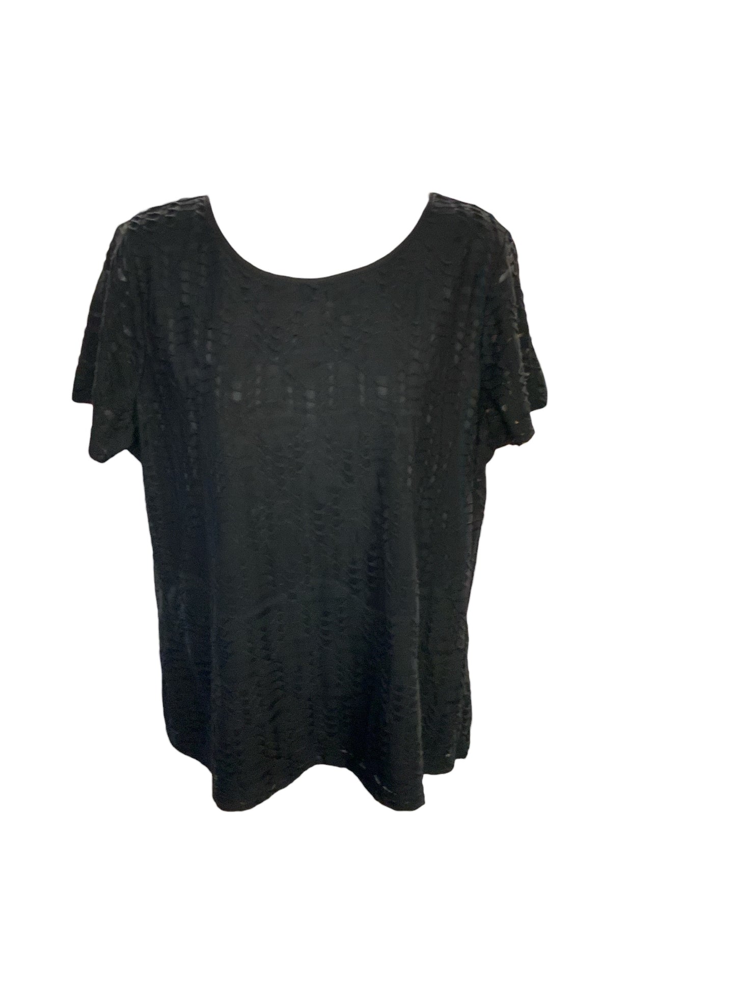 NWT Calvin Klein Women's Knit Top Black XL