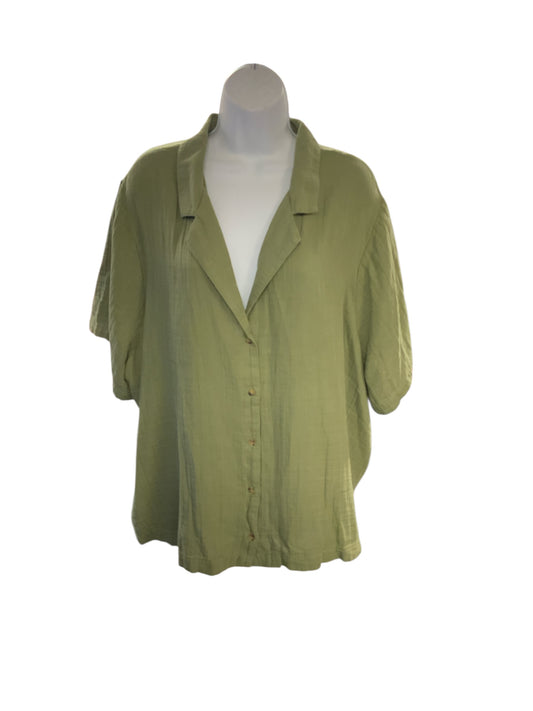 NWT Old Navy Women's Blouse Olive 3X