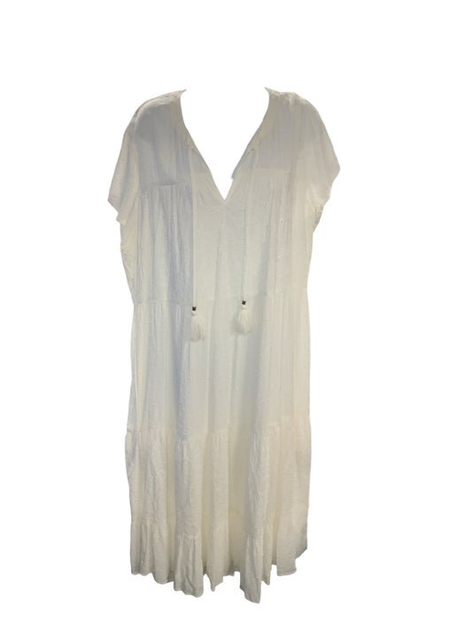 Kate & Sam Women's Dress White 2X