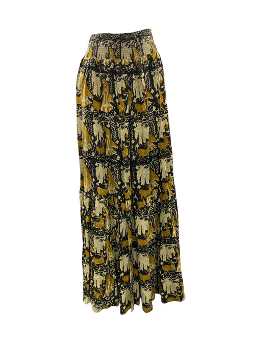 India Collection Women's Maxi Skirt Gold XS/S