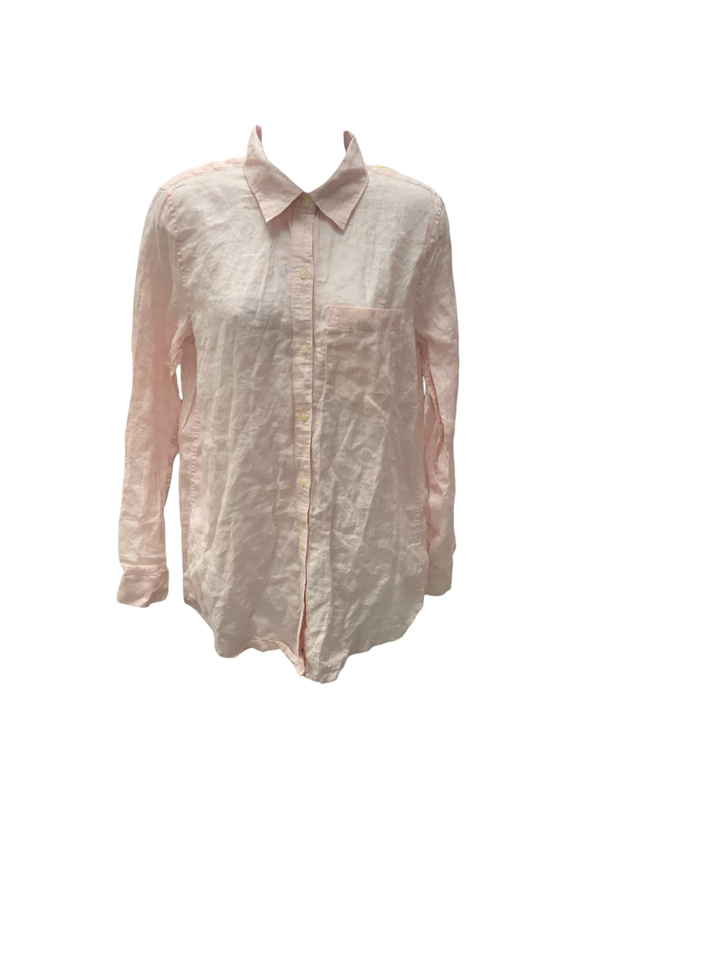 NWT Gap Women's Linen Shirt Pink XS
