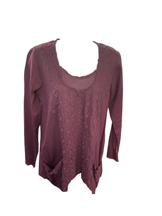 Johnny Was Women's Tunic Purple S