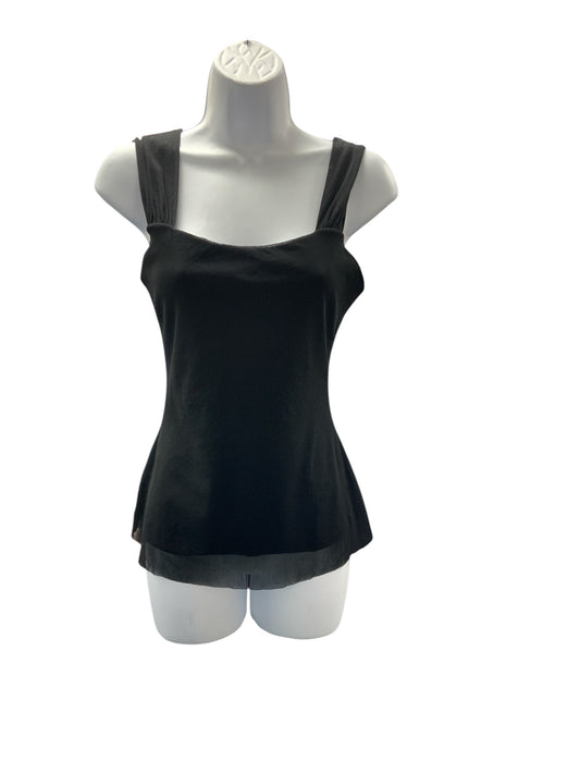 Elana Kattan Women's Camisole Black Mesh XS