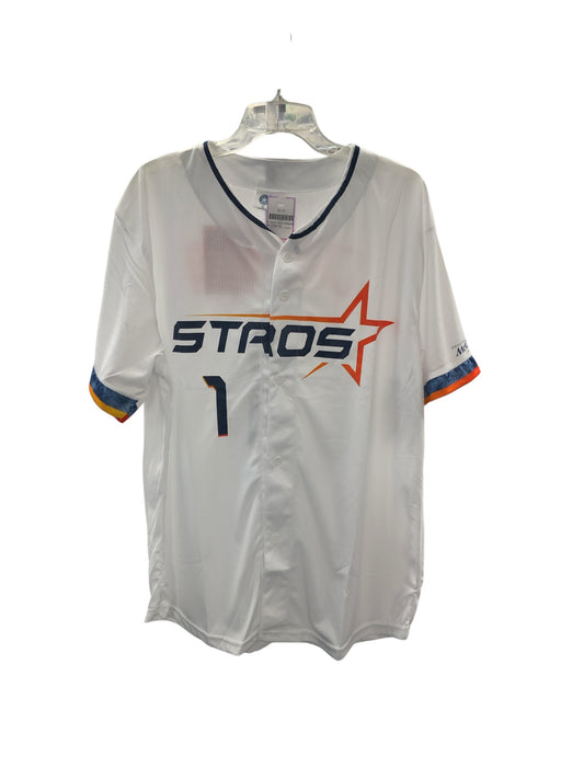 NWT Astro's Men's Methodist Jersey 1 White XL