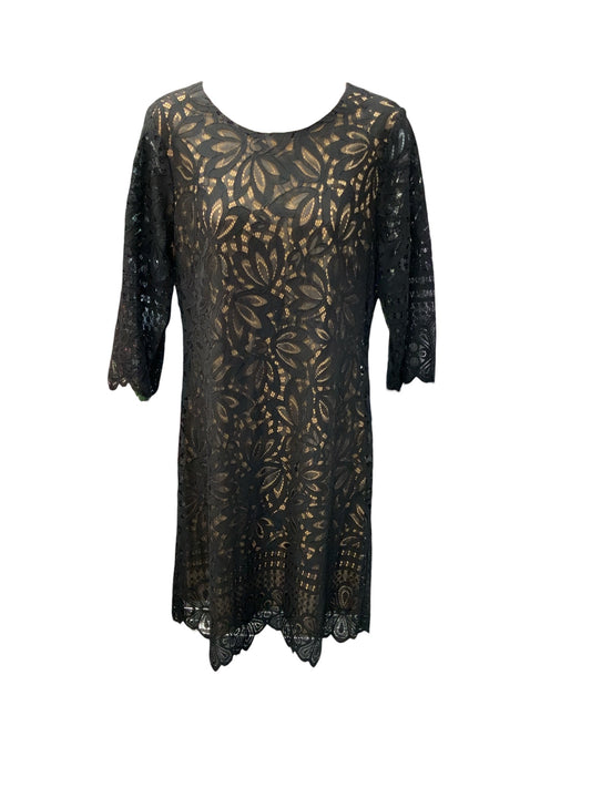 Kensie Women's Dress Black Lacey 10