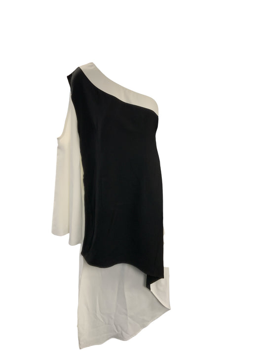 Uoozee Women's Dress White and Black L