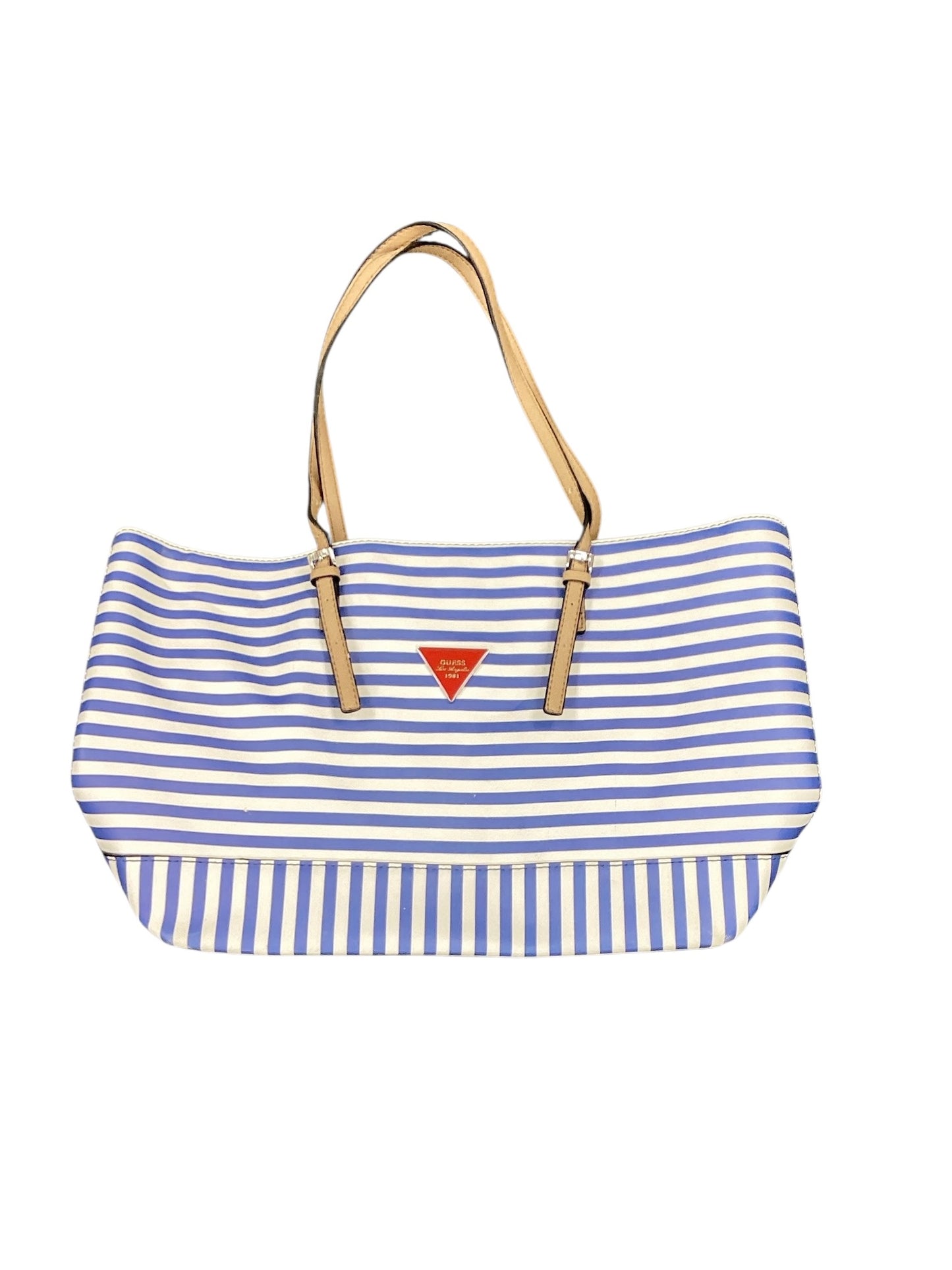 Guess Striped Tote Bag