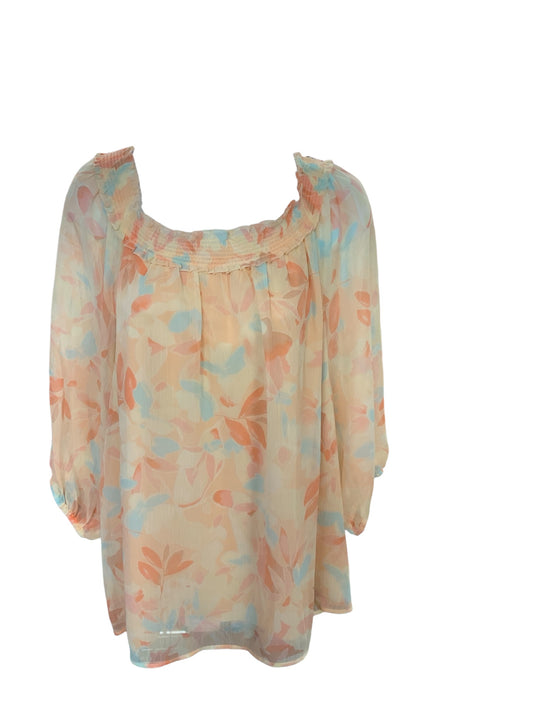 Lauren Conrad Women's Blouse Floral XL