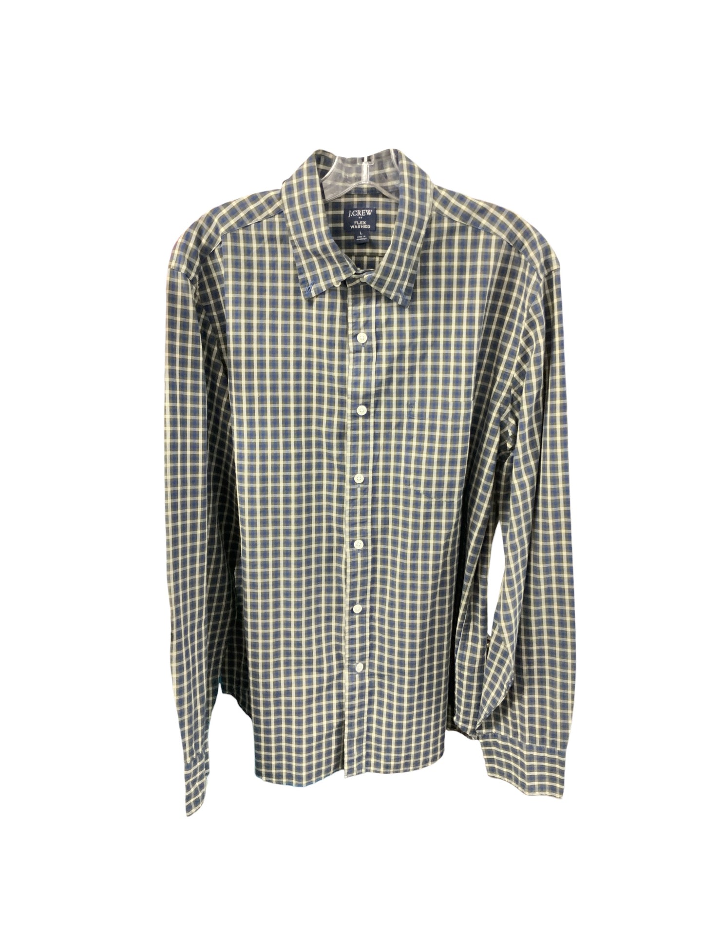 J Crew Men’s Shier Olive Blue L