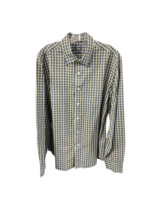 J Crew Men’s Shier Olive Blue L