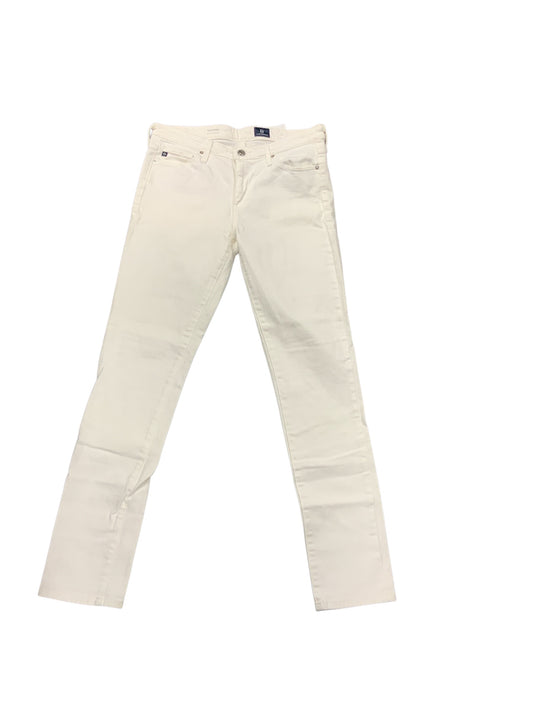 AG Women's Jean White 28R/6=S