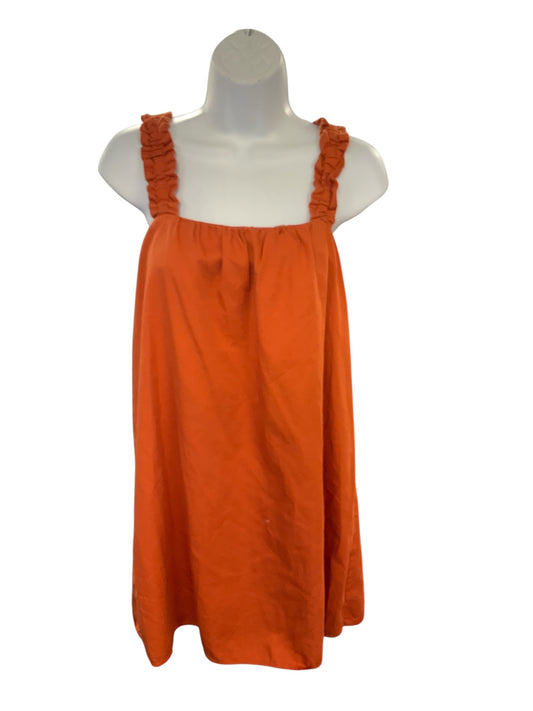 StarkX Women's Dress Rust S