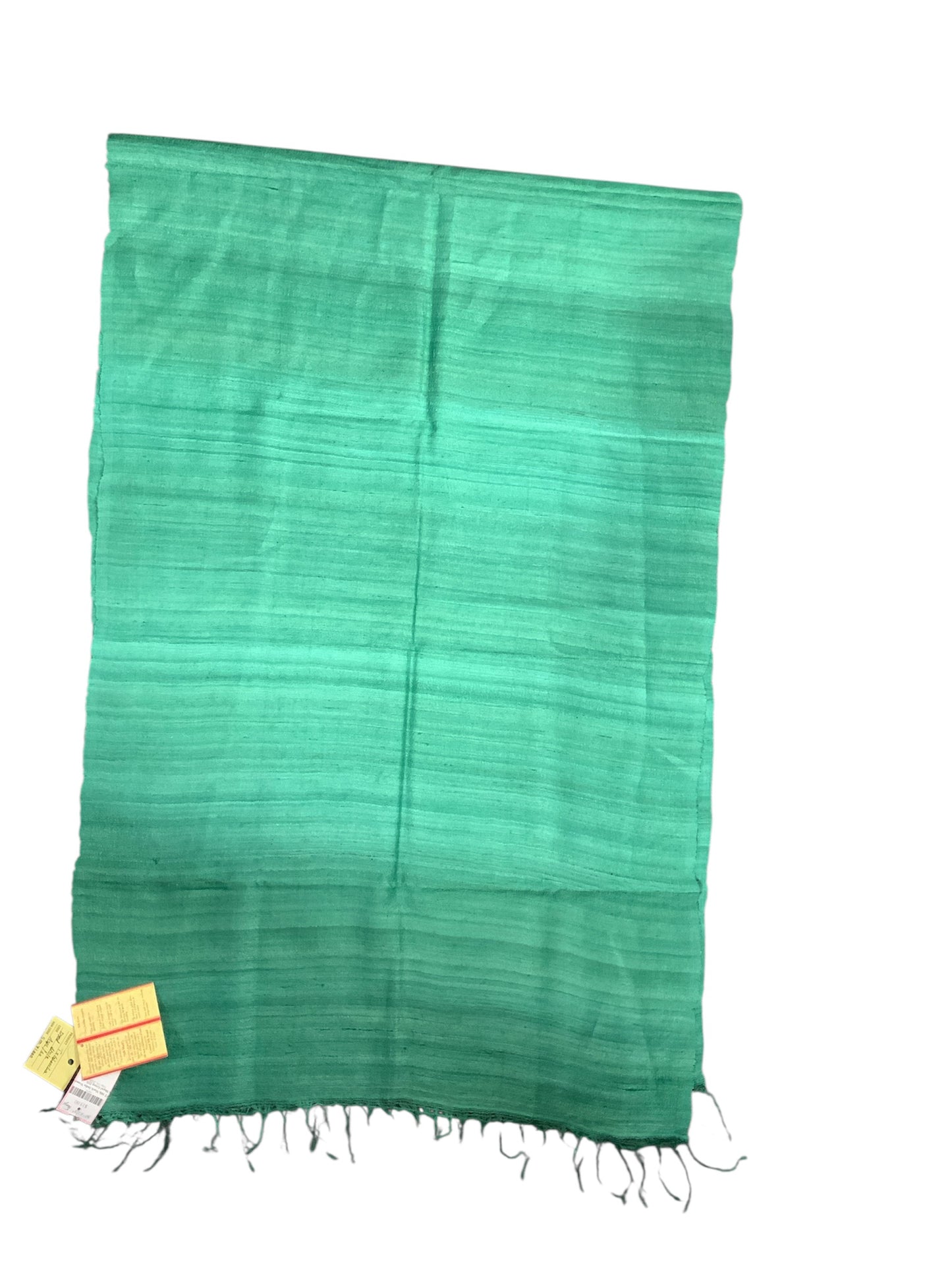 NWT Silk Mark India Women's Silk Shawl Green O/S