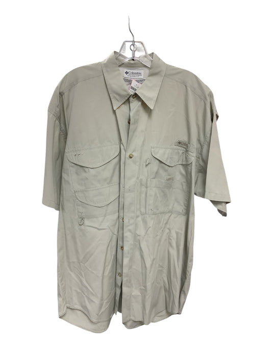 Men's Columbia Shirt Tan L