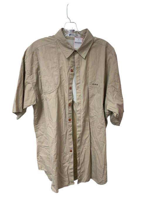 Columbia Men's Shirt Dark Beige XL