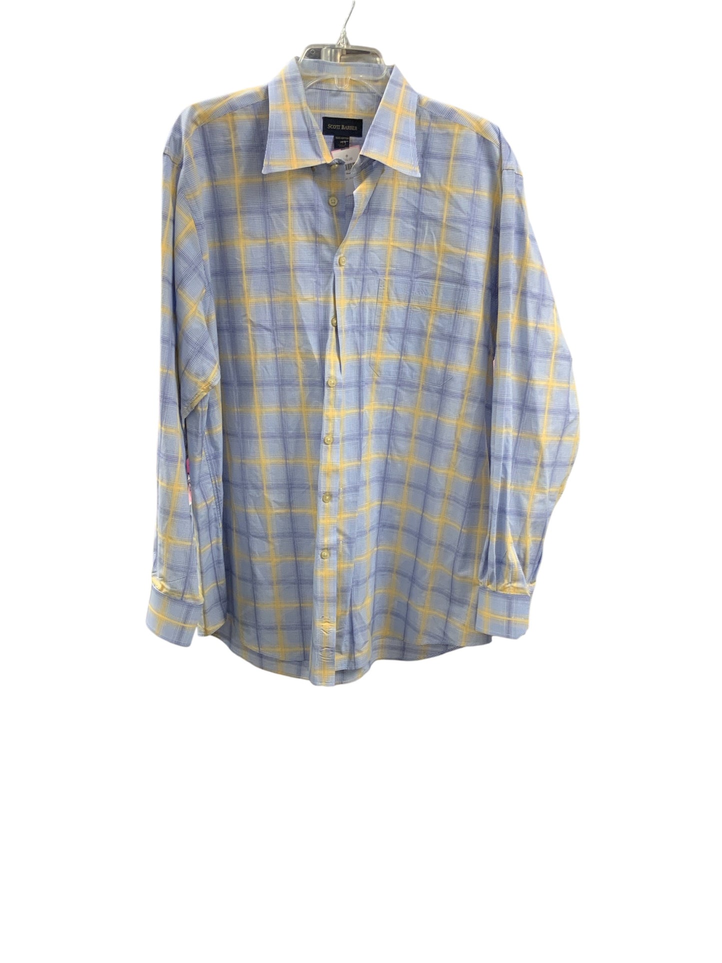 Scott Barber Men's Shirt Plaid XL