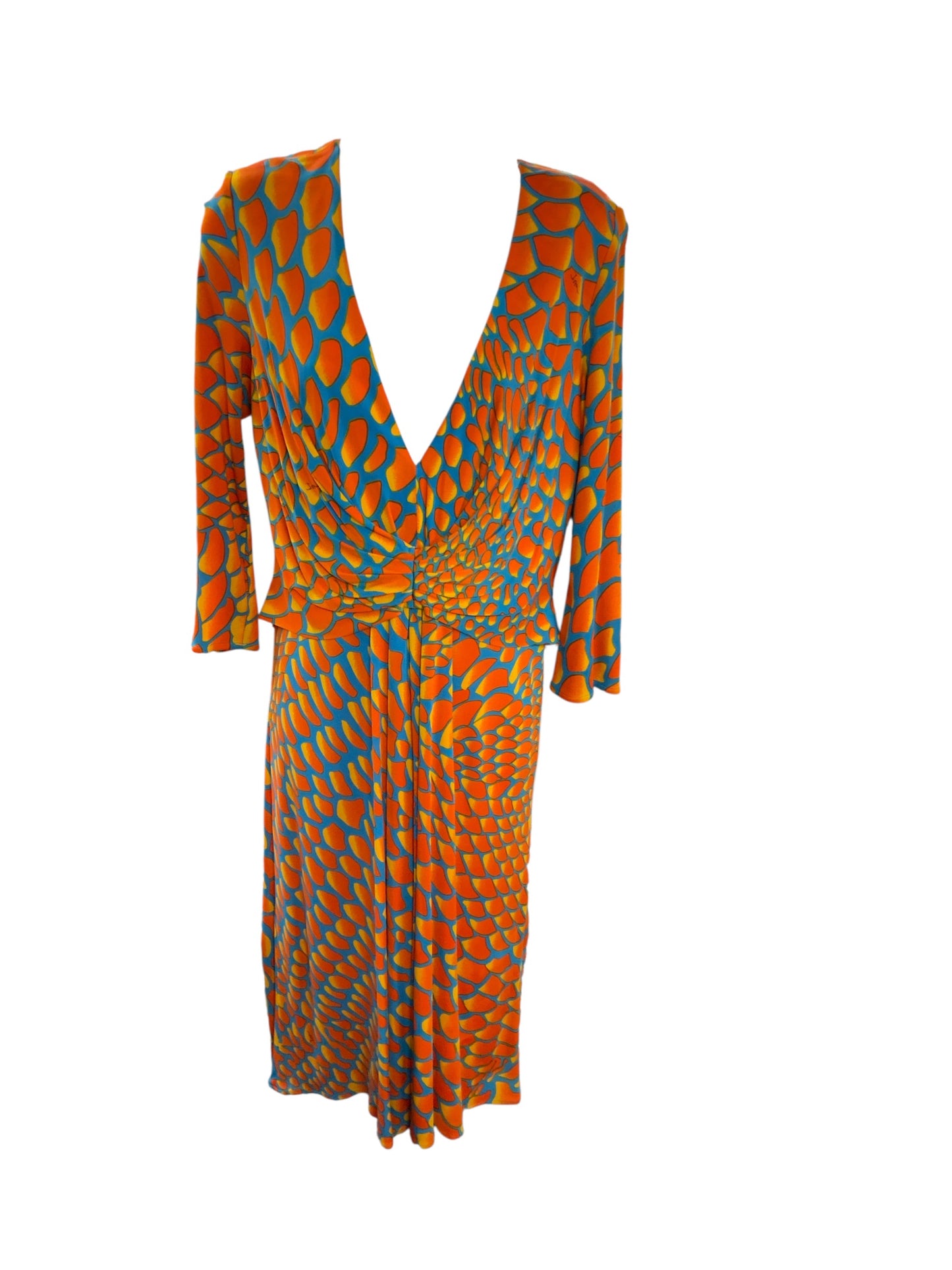 Issa London Women's Dress Orange 10=M