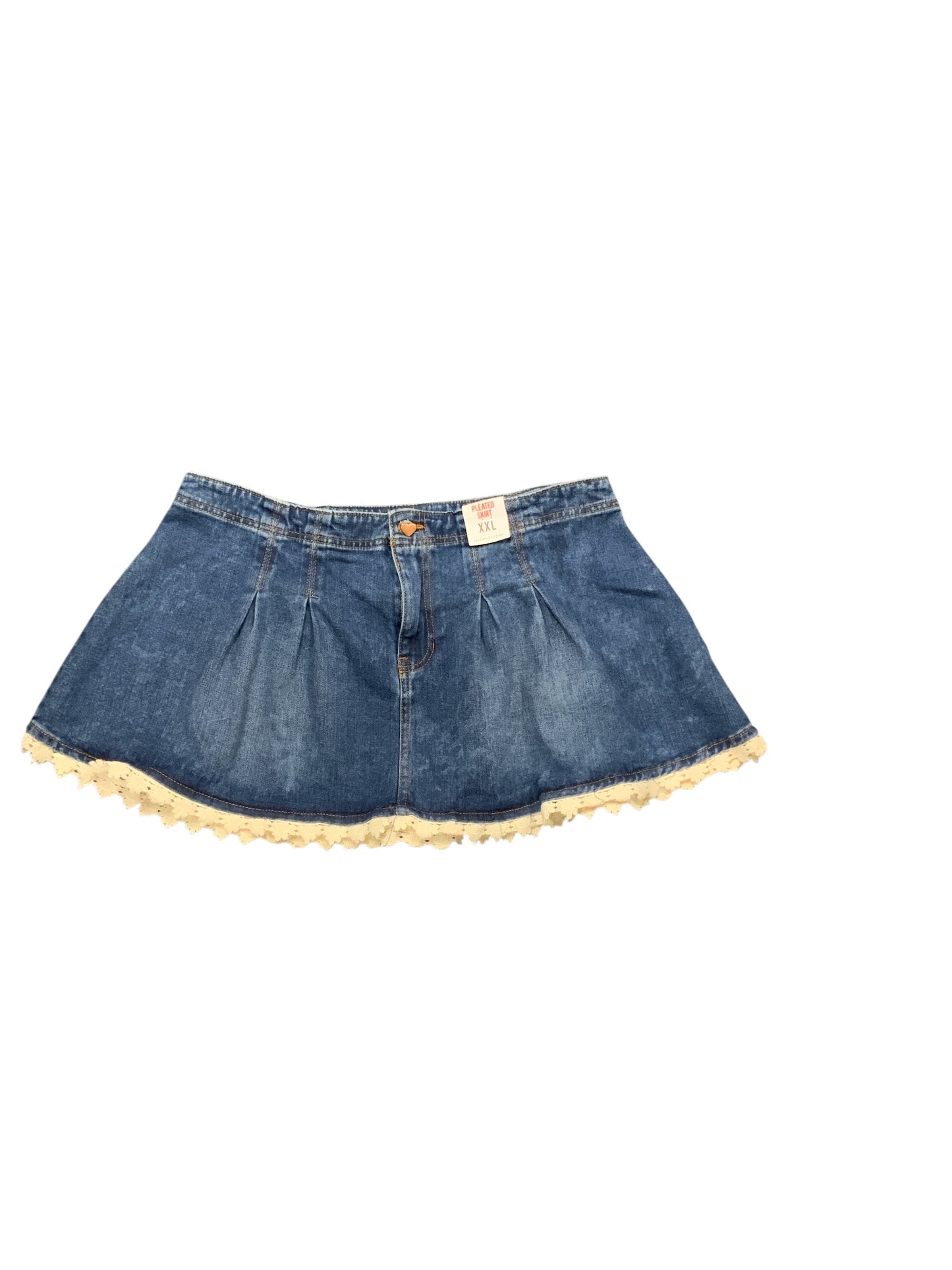 NWT Celebrity Pink Women's Skirt Denim 2X