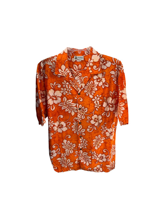 Aloha Republic Men's Shirt Orange L