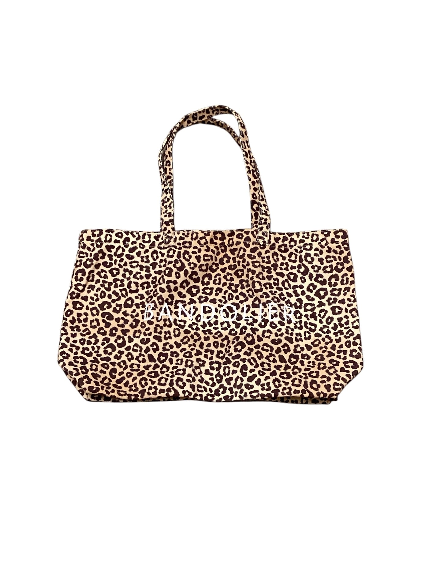 Bandolier Leopard Tote Bag