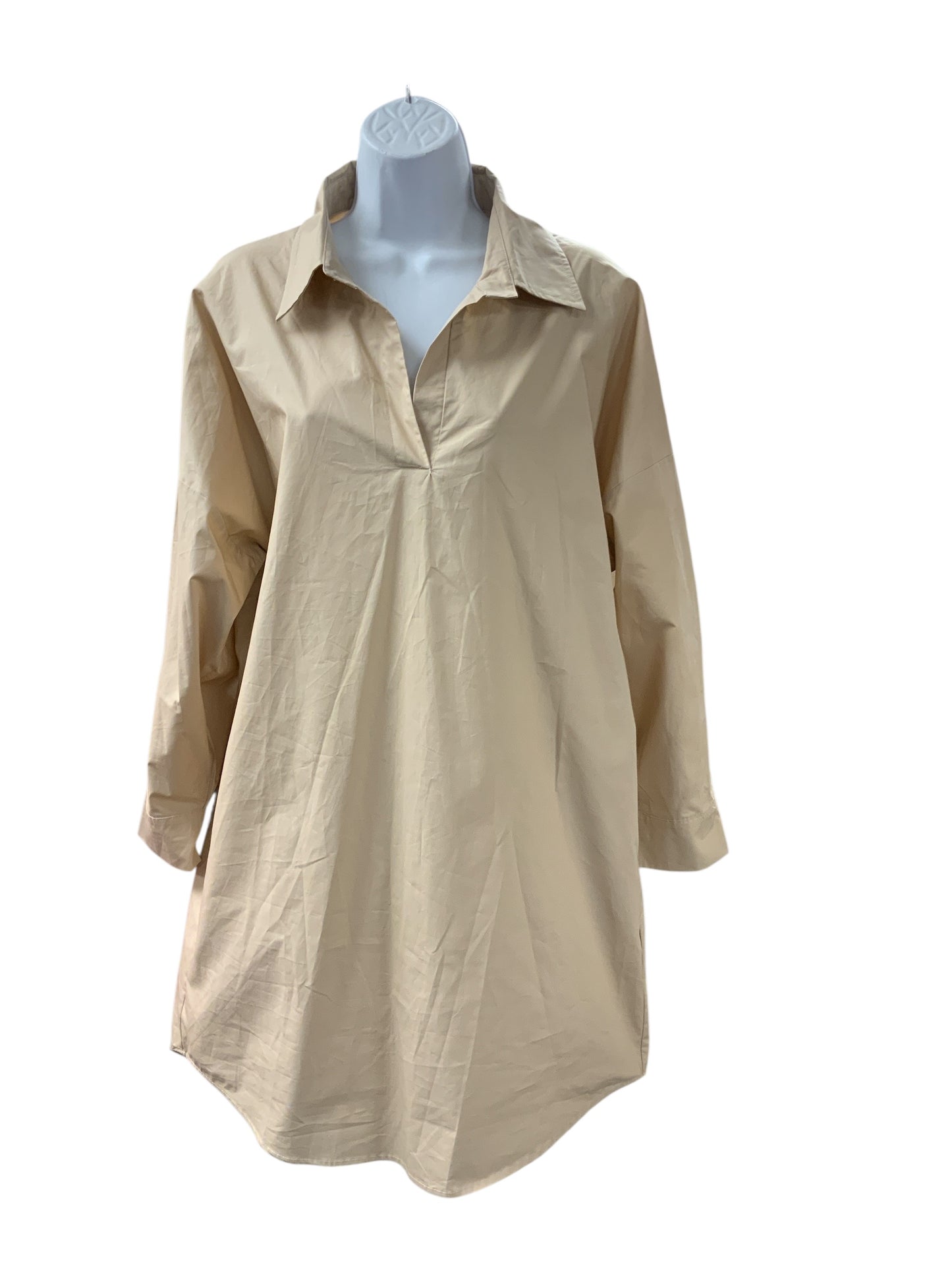 Caryn Lawn Women's Dress Khaki M/L